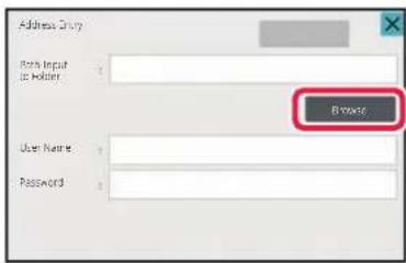 Address Only Form Input is Holders Browse User Name: Password: