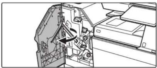 Technical line drawing of a mechanical assembly with no visible text or symbols