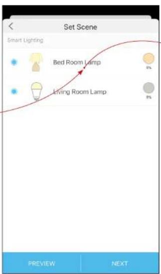 Set Scene Smart Lighting Bed Room Lamp Living Room Lamp PREVIEW NEXT