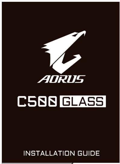 AORUS CS00 GLASS INSTALLATION GUIDE