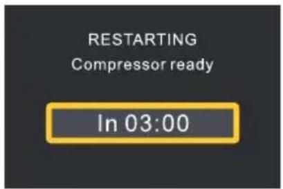 RESTARTING Compressor ready In 03:00
