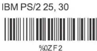 IBM PS/2 25, 30 %0ZF2