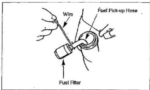Wire Fuel Pick-up Hose Fuel Filter
