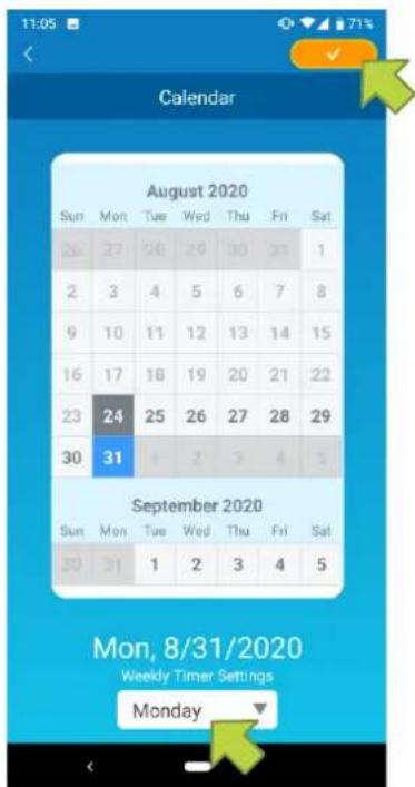 Calendar August 2020 Sun Mon Tue Wed Thu Fri Sat 27 28 29 30 31 1 2 3 4 5 6 7 8 9 10 11 12 13 14 15 16 17 18 19 20 21 22 23 24 25 26 27 28 29 30 31 4 2 3 4 5 September 2020 Sun Mon Tue Wed Thu Fri Sat 20 21 1 2 3 4 5 Mon, 8/31/2020 Weekly Timer Settings Monday