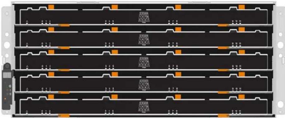 Diagram of a multi-chamber computer interface with labeled ports and connectors