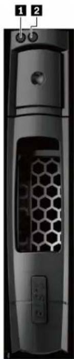 LENOVO ThinkSystem DE4000H - LEDs on the drives - 1