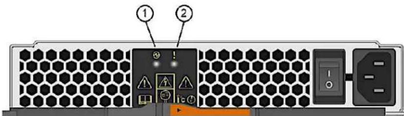 Diagram of a server rack with labeled components including hexagonal grid, warning symbols, and power outlet
