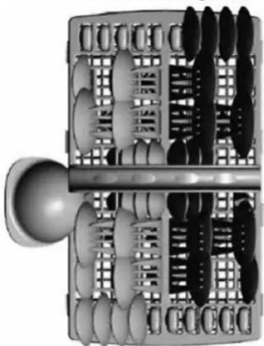 Kubo KBDW8565 - Cesto dos talheres e divisória para garfos - 2