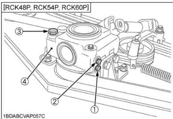 [RCK48P, RCK54P, RCK60P] ③ ④ ② ① 1BDABCVAP057C