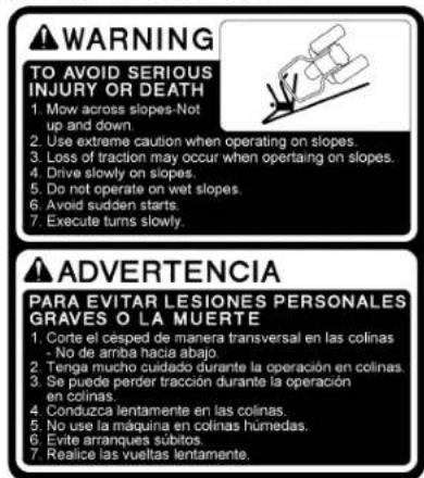 KUBOTA ZG227LA-60 - DANGER, WARNING AND CAUTION LABELS - 4