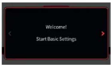 Welcome! Start Basic Settings