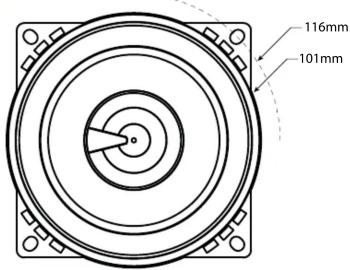 116mm 101mm