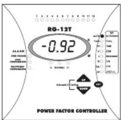 RG-12T -0.92 ALARM DISE FLOOR COMPUTER REQUIRENT CONTROLLER SINEMA POWER FACTOR CONTROLLER