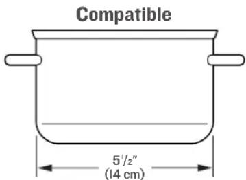 Compatible 5½" (14 cm)