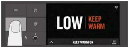 LOW KEEP WARM KEEP WARM ON