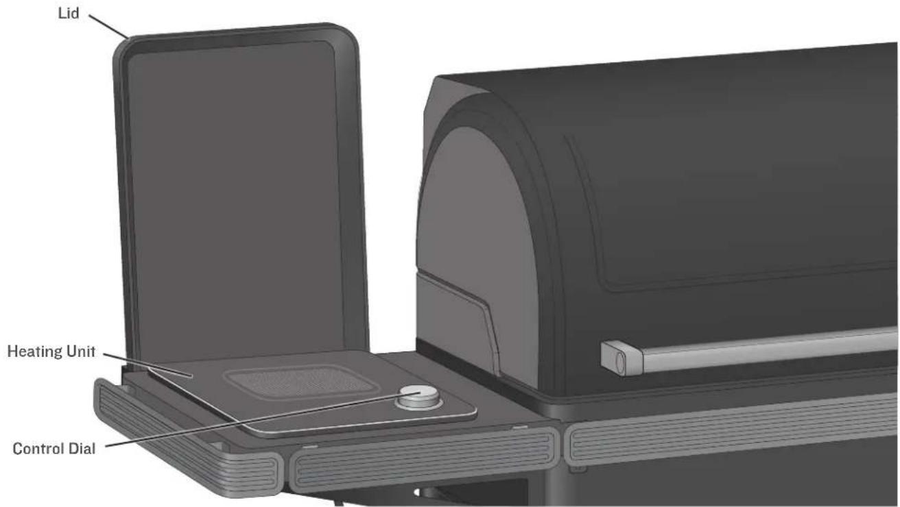 Lid Heating Unit Control Dial