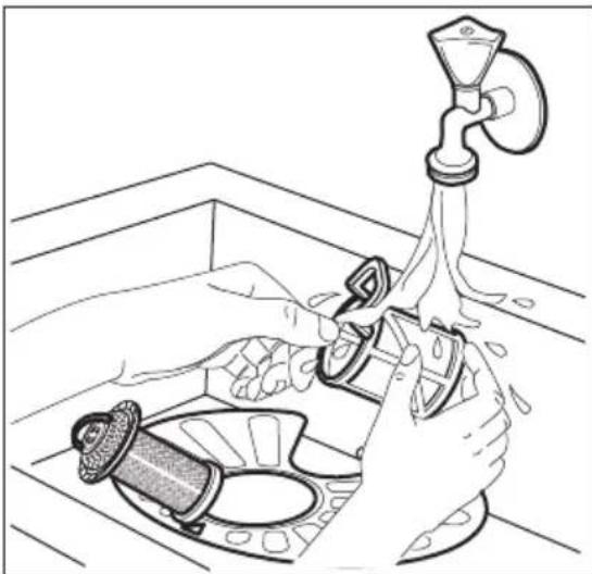 PROGRESS PVX1557 - Cleaning the filters - 5