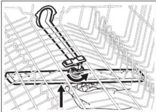 PROGRESS PVX1557 - Cleaning the upper spray arm - 3