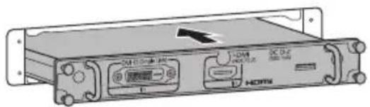 EPSON ELPIF01 - Rimuovere il coperchio dello slot. - 1