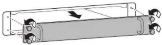 Diagram of a mechanical device with rotating components and directional arrows indicating motion (no text or symbols).