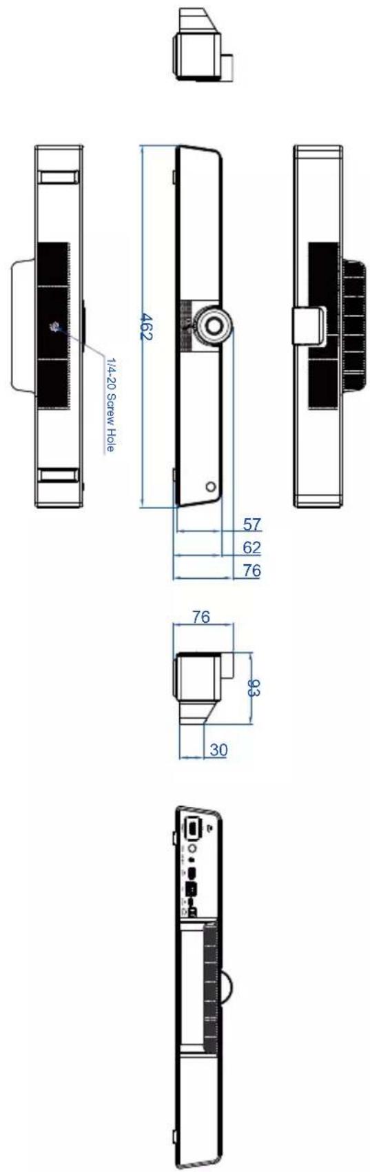 BENQ VC01A - Dimensions - 1