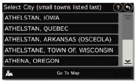 Select City (small towns listed last) ATHELSTAN, IOWA ATHELSTAN, QUEBEC ATHELSTAN, ARKANSAS (OSCEOLA) ATHELSTANE, TOWN OF, WISCONSIN ATHENA, OREGON Go To Map