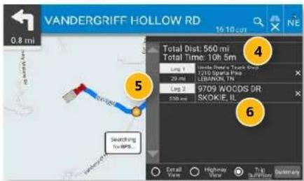 VANDERGRIFF HOLLOW RD 0.8 mi 15 10 cm NE 4 Total Dist: 560 mi Total Time: 10h 5m Long 1 20 mi Long 2 500 nm 9709 WOODS DR SKOKIE, IL 6 Searching for GPS. Overall Highway Time Summary