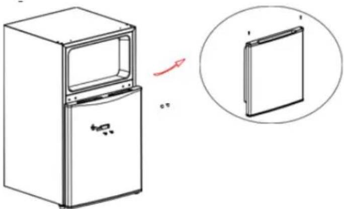 NewAir NRF031GA00 - REVERSING DOOR INSTRUCTIONS - 8