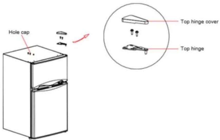 NewAir NRF031GA00 - INSTRUCTIONS POUR L'INVERSION DE LA PORTE - 4