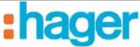 HAGER TJ550 - Thermostat: - 3
