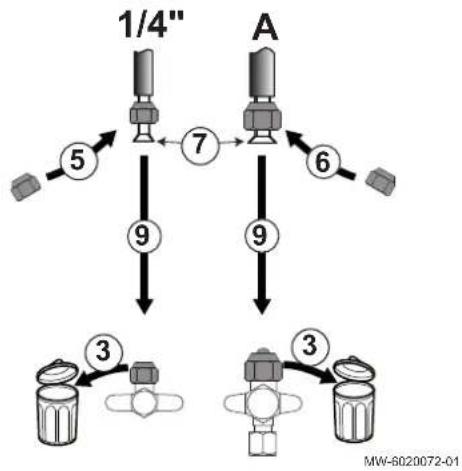 graph TD A["Component 1/4""] -->|5| B["Component 7"] A -->|6| C["Component 6"] B -->|9| D["Component 3"] C -->|9| E["Component 3"] D --> F["Final Component 1"] E --> G["Final Component 2"] style A fill:#ccc,stroke:#333 style B fill:#ccc,stroke:#333 style C fill:#ccc,stroke:#333 style D fill:#cc…