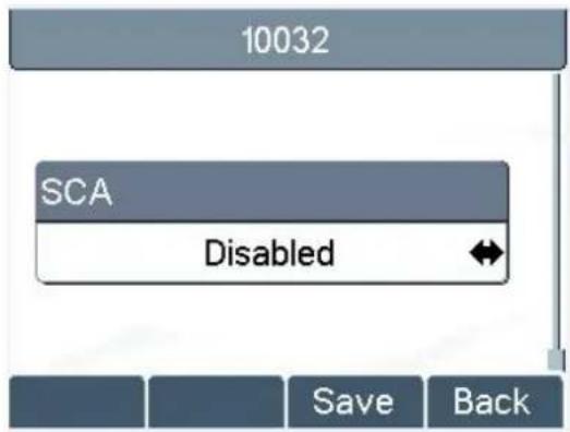 10032 SCA Disabled Save Back