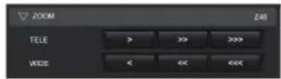 ZOOM ZAR TELE > >> >> WIDE < << <<>