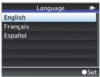 Language English Français Español Set