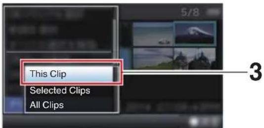 5/8 This Clip Selected Clips All Clips 3