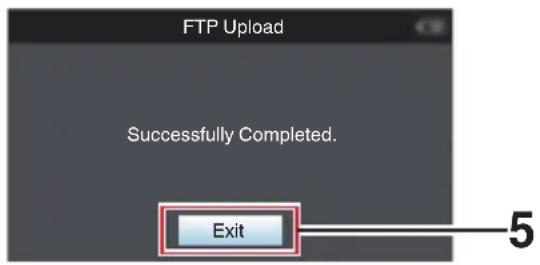 FTP Upload Successfully Completed. Exit 5