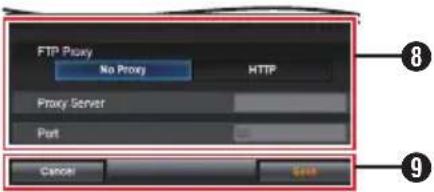 FTP Proxy No Proxy HTTP Proxy Server Part Cancel OK