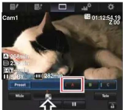 Cam1 01:12:54.19 Z 00 A 268min B 230min C 17min D STBY 282min Prest Wide A B C Tele