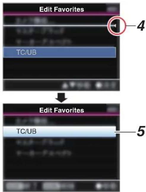 Edit Favorites TC/UB 4 Edit Favorites TC/UB 5