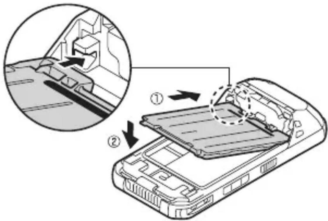 Diagram illustrating battery internal structure and component assembly, with numbered annotations in Chinese