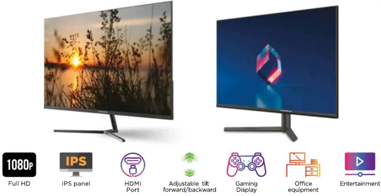 THOMSON M24FE52201 - 24" 27" FULL HD IPS MONITOR - 1