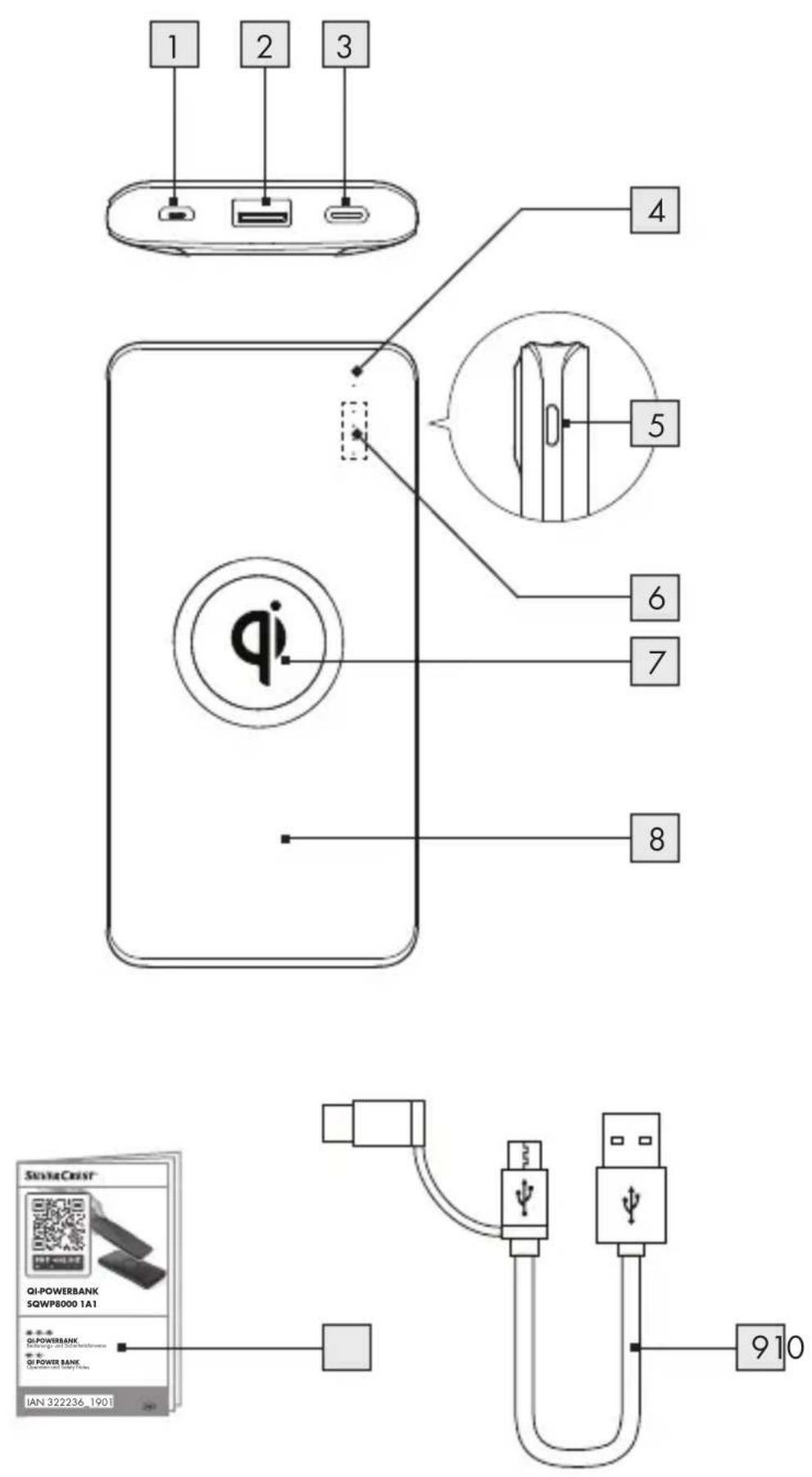 SILVERCREST SQWP8000 1A1 - 2