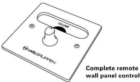VOLUME LABCRUPPEN Complete remote wall panel control