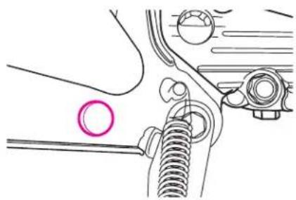 DAELIM B-Bone - HOLE FOR A CHAIN LOCKSEAT LOCK - 1
