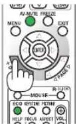 NEC NP-P451X - Press the D-ZOOM (+) button to magnify the picture. - 2