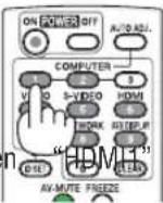 NEC NP-P451X - Using the Remote Control - 1