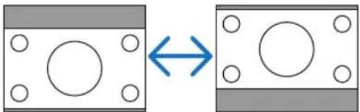 NEC NP-P451X - Adjusting the Vertical Position of Image [POSITION] (not supported by P451W/P401W) - 1