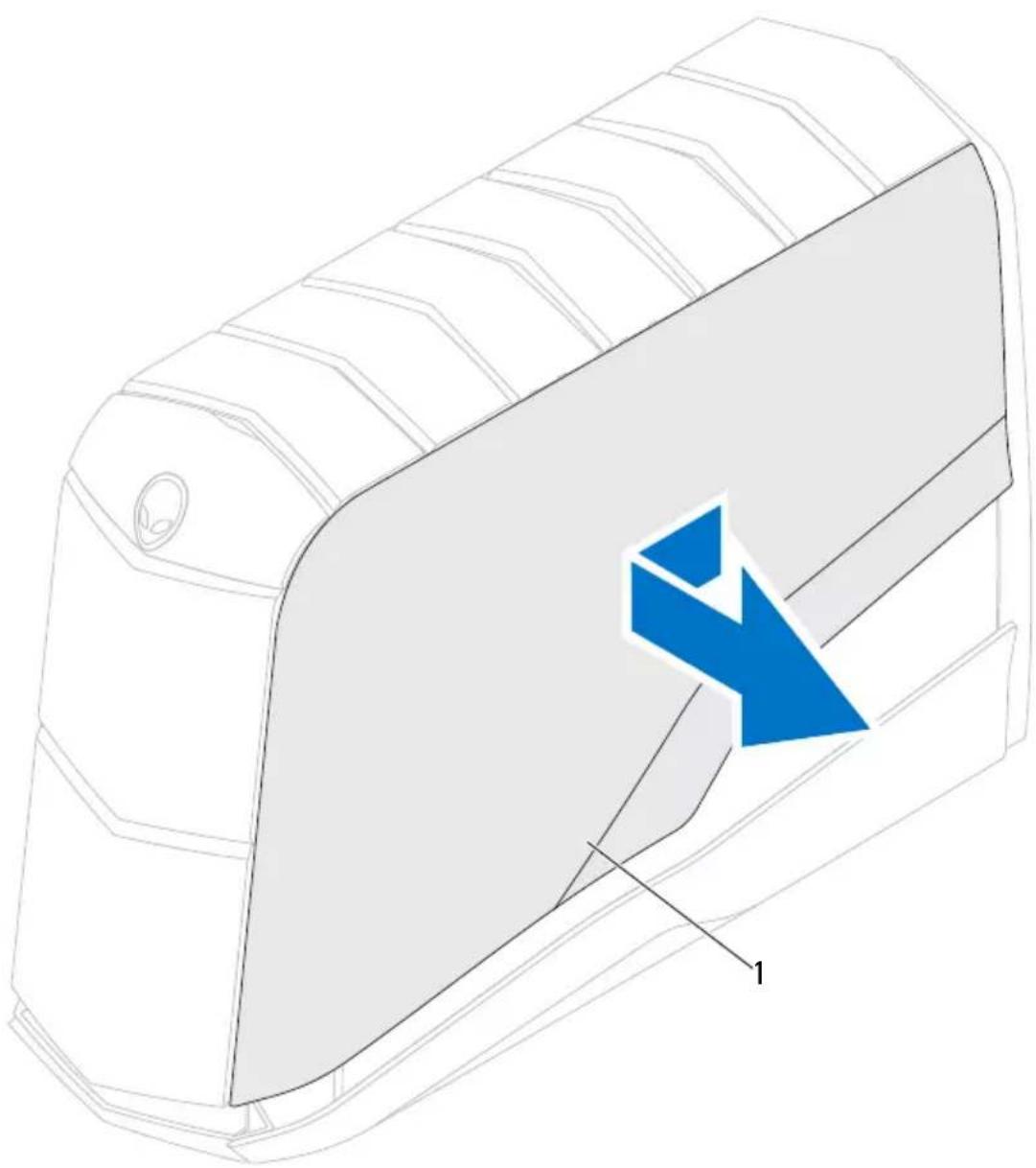 ALIENWARE Aurora AAR4 - Removing the Right-Side Top Panel - 3