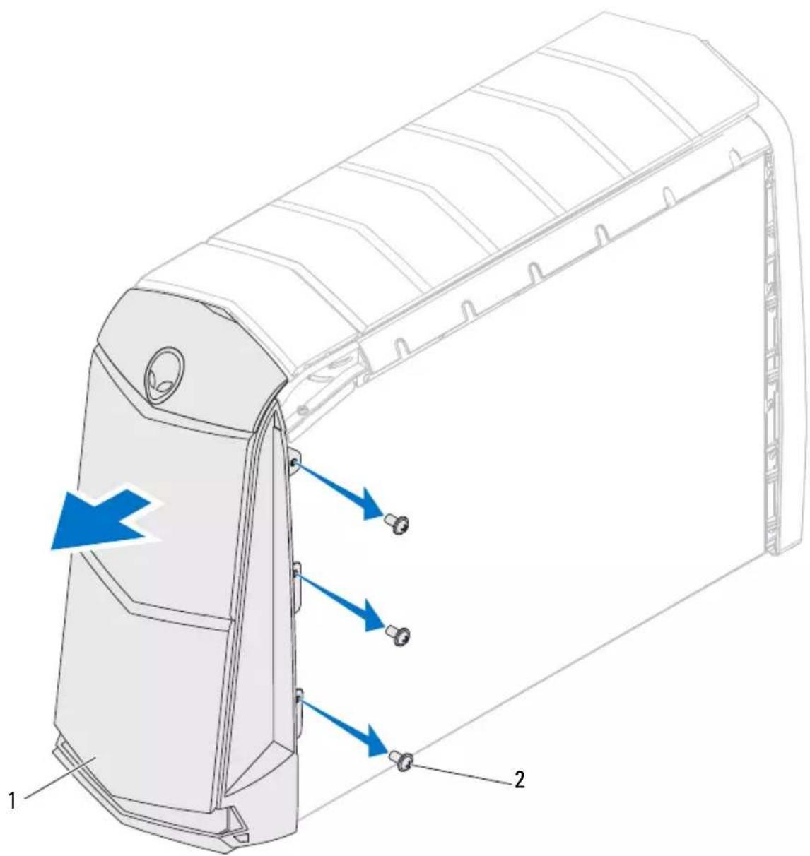 Technical diagram of a mechanical component with labeled parts and directional arrows indicating assembly or movement.
