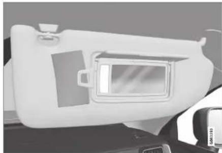 VOLVO XC40 Twin Engine (2020) - Sun visors - 1